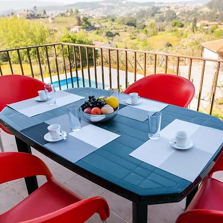 Charming House In Fornos With Shared Pool *