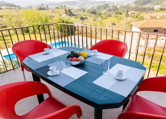 Charming House In Fornos With Shared Pool *